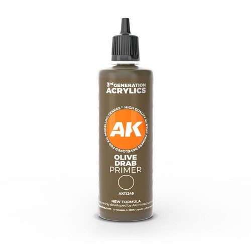 AK Interactive Olive drab surface Primer 100 ml 3GEN (AK11249)