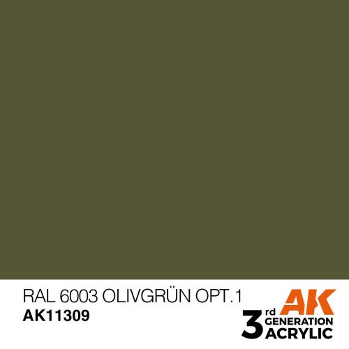 AK Interactive RAL 6003 Olivgrün opt1 Acrylic Paint 17 ml (AK11309)