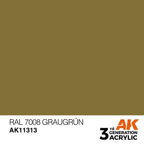 AK Interactive RAL 7008 Graugrün Acrylic Paint 17 ml (AK11313)