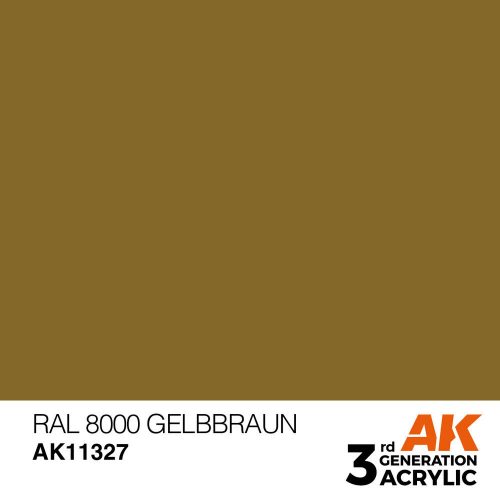 AK Interactive RAL 8000 Gelbbraun Acrylic Paint 17 ml (AK11327)