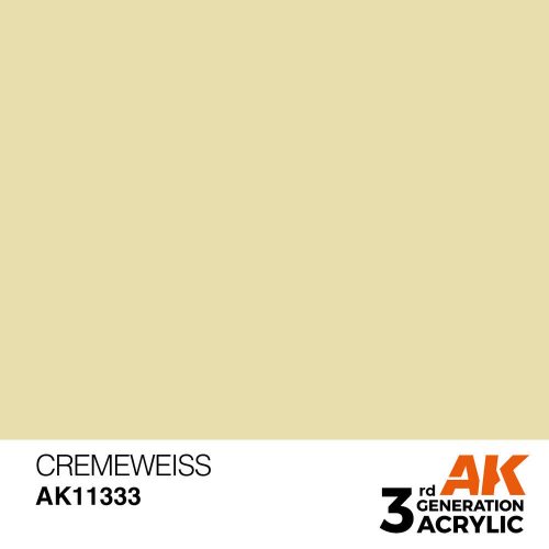 AK Interactive Cremeweiss Acrylic Paint 17 ml (AK11333)