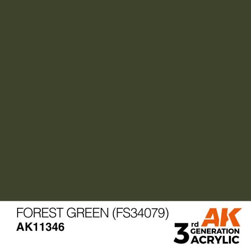 AK Interactive Forest Green (FS34079) Acrylic Paint 17 ml (AK11346)