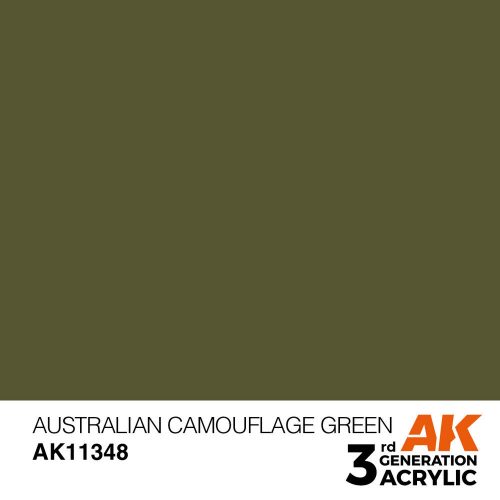 AK Interactive Australian Camouflage Green Acrylic Paint 17 ml (AK11348)