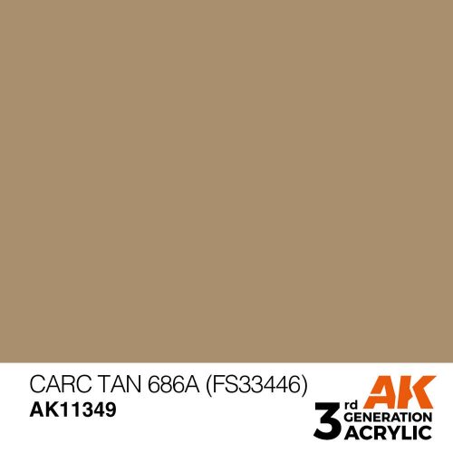 AK Interactive CARC Tan 686A (FS33446) Acrylic Paint 17 ml (AK11349)