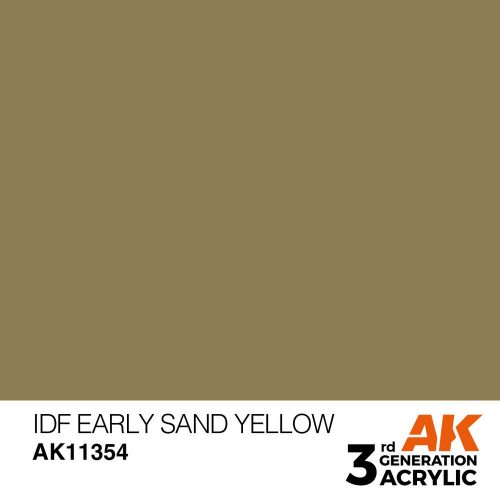 AK Interactive IDF Early Sand Yellow Acrylic Paint 17 ml (AK11354)