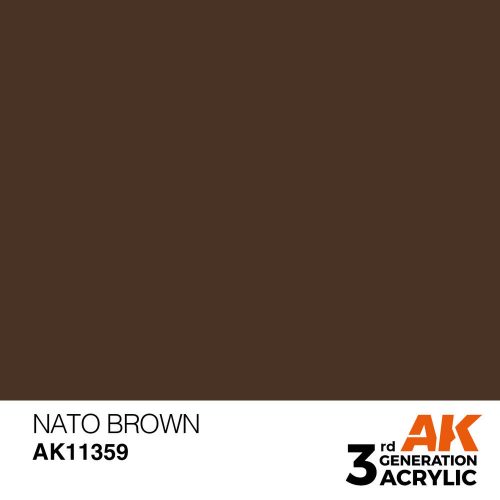 AK Interactive NATO Brown Acrylic Paint 17 ml (AK11359)