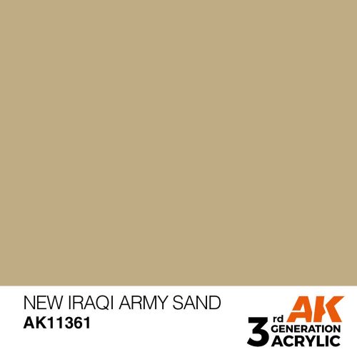 AK Interactive New Iraqi Army Sand Acrylic Paint 17 ml (AK11361)