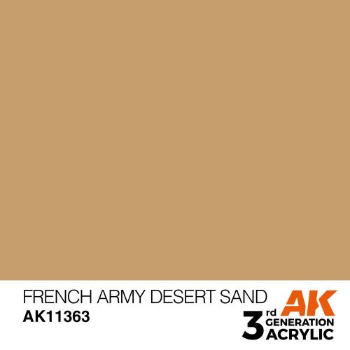 AK Interactive French Army Desert Sand Acrylic Paint 17 ml (AK11363)