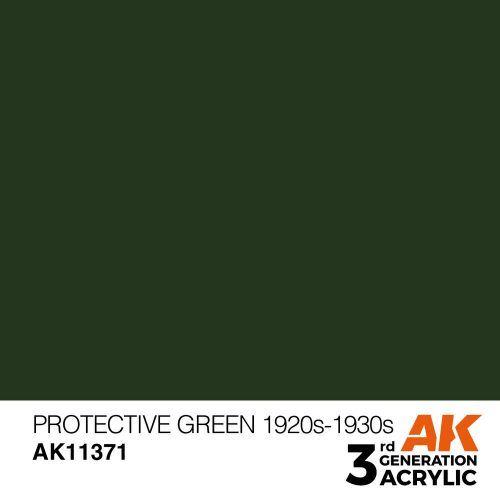 AK Interactive Protective Green 1920s-1930s Acrylic Paint 17 ml (AK11371)