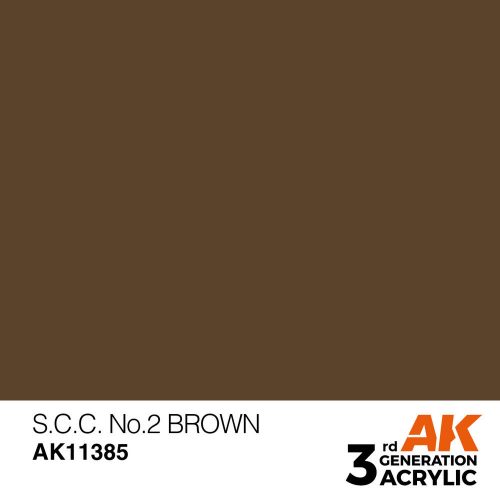 AK Interactive SCC No2 Brown Acrylic Paint 17 ml (AK11385)