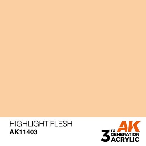 AK Interactive Highlight Flesh Acrylic Paint 17 ml (AK11403)