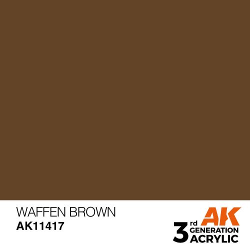 AK Interactive Waffen Brown Acrylic Paint 17 ml (AK11417)