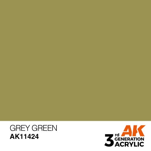 AK Interactive Grey Green Acrylic Paint 17 ml (AK11424)