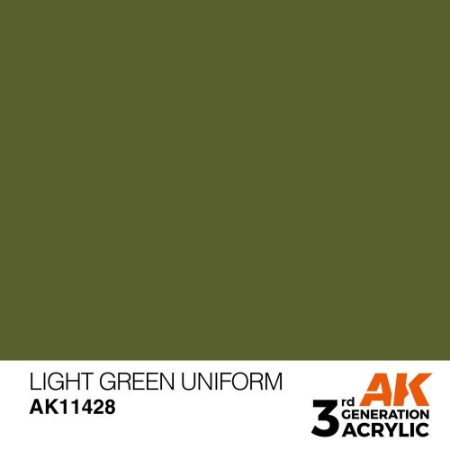 AK Interactive Light Green Uniform Acrylic Paint 17 ml (AK11428)