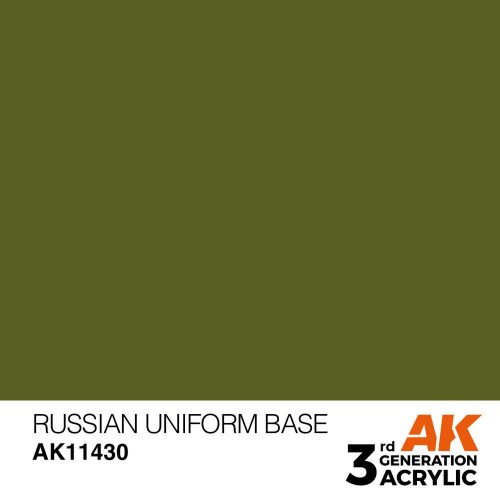 AK Interactive Russian Uniform Base Acrylic Paint 17 ml (AK11430)