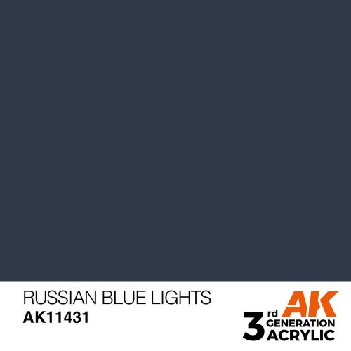 AK Interactive Russian Blue Lights Acrylic Paint 17 ml (AK11431)