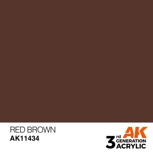 AK Interactive Red Brown Acrylic Paint 17 ml (AK11434)