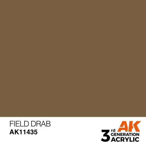 AK Interactive Field Drab Acrylic Paint 17 ml (AK11435)