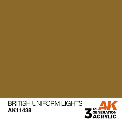 AK Interactive British Uniform Lights Acrylic Paint 17 ml (AK11438)