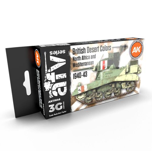 AK Interactive BRITISH DESERT COLOURS 3G (AK11646)