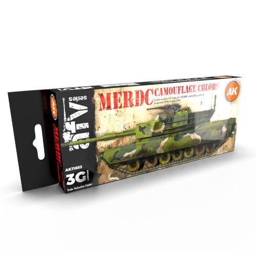 AK Interactive MERDC CAMOUFLAGE COLORS 3G (AK11653)