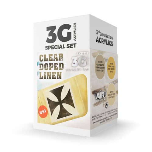 AK Interactive Clear Doped Linen SET 3G (AK11712)