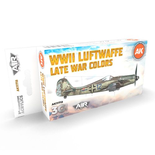 AK Interactive WWII Luftwaffe Late War Colors SET 3G (AK11718)