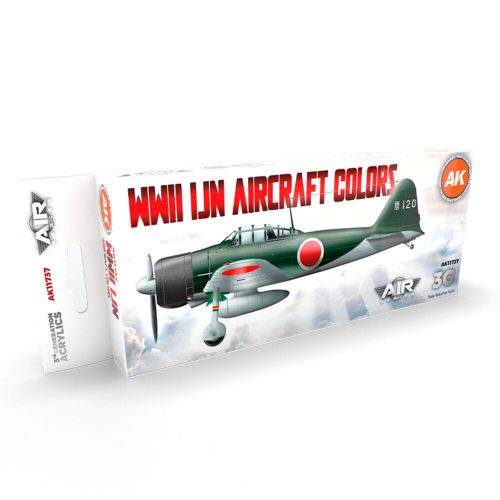 AK Interactive WWII IJN Aircraft Colors SET 3G (AK11737)