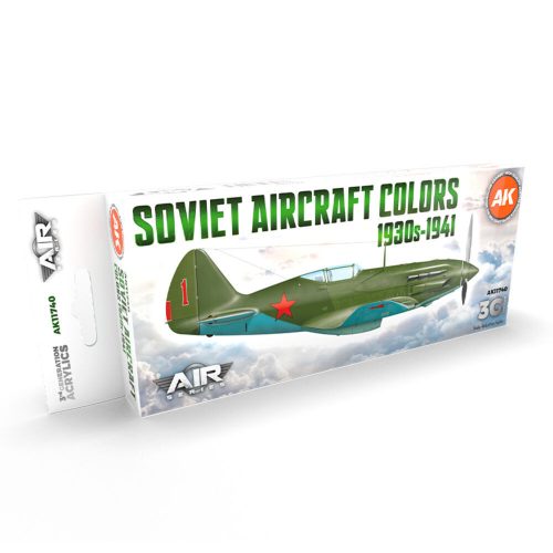 AK Interactive Soviet Aircraft Colors 1930s-1941 SET 3G (AK11740)