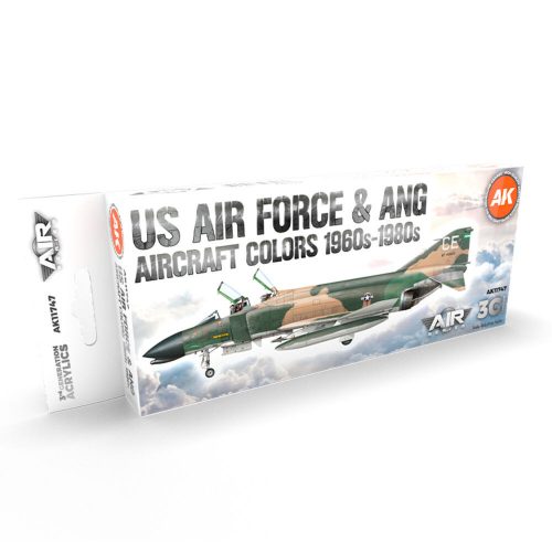 AK Interactive US Air Force & ANG Aircraft 1960s-1980s SET 3G (AK11747)