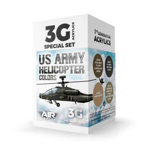 AK Interactive US Army Helicopter Colors SET 3G (AK11750)