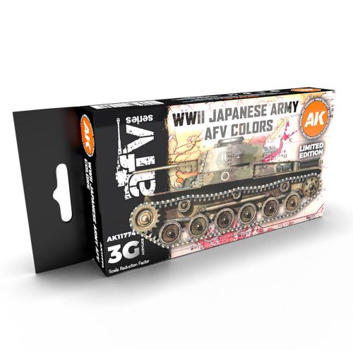 AK Interactive WWII Japanese Army AFV Colors SET 3G (AK11774)