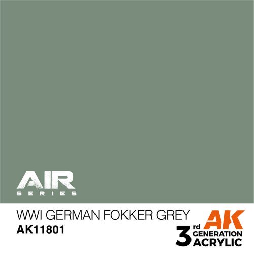 AK Interactive WWI German Fokker Grey Air Series 17 ml (AK11801)