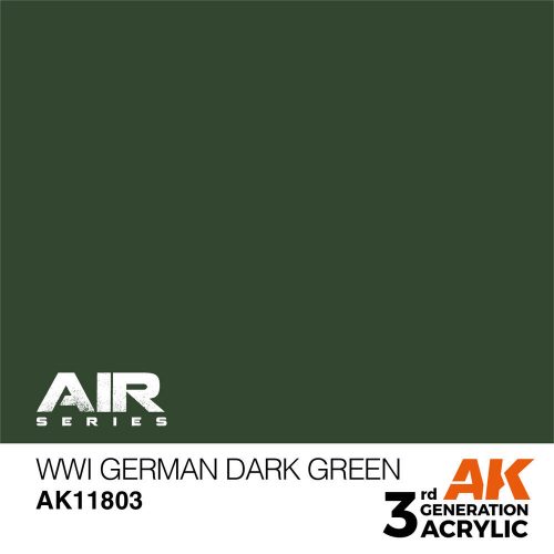 AK Interactive WWI German Dark Green Air Series 17 ml (AK11803)