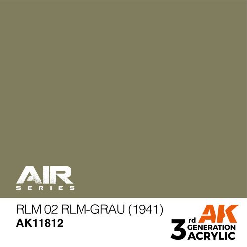 AK Interactive RLM 02 RLM-Grau (1941) Air Series 17 ml (AK11812)