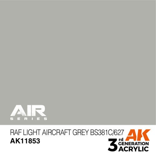 AK Interactive RAF Light Aircraft Grey BS381C/627 Air Series 17 ml (AK11853)