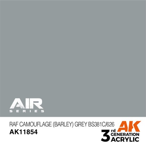 AK Interactive RAF Camouflage (Barley) Grey BS381C/626 Air Series 17 ml (AK11854)