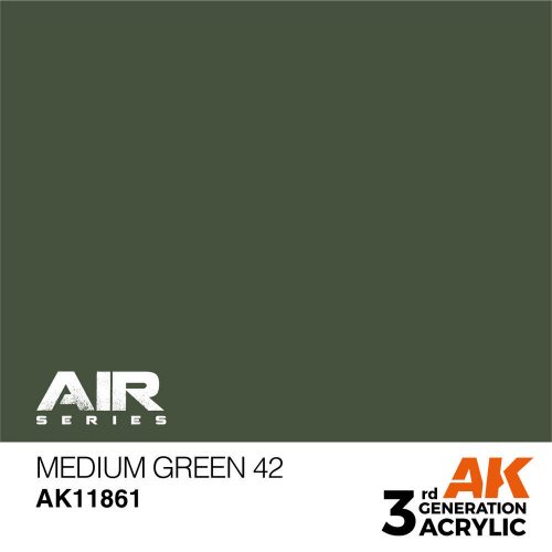 AK Interactive Medium Green 42 Air Series 17 ml (AK11861)