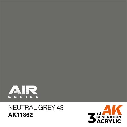 AK Interactive Neutral Grey 43 Air Series 17 ml (AK11862)