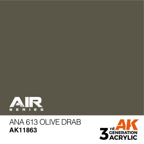 AK Interactive ANA 613 Olive Drab Air Series 17 ml (AK11863)