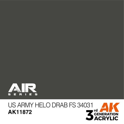 AK Interactive US Army Helo Drab FS 34031 Air Series 17 ml (AK11872)