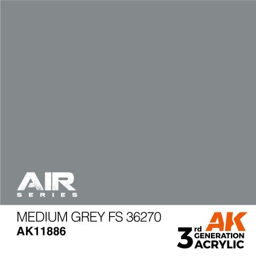 AK Interactive Medium Grey FS 36270 Air Series 17 ml (AK11886)