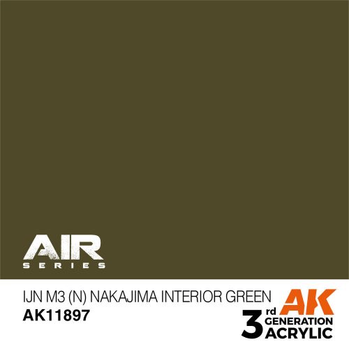 AK Interactive IJN M3 (N) Nakajima Interior Green Air Series 17 ml (AK11897)