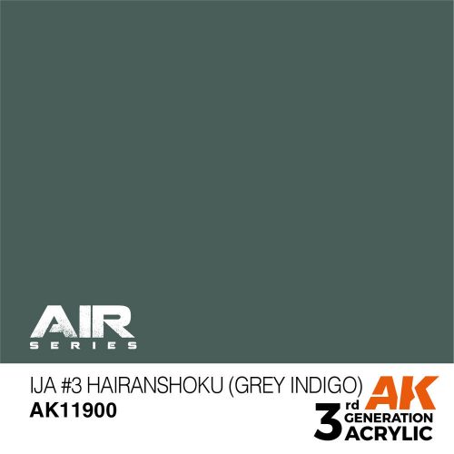 AK Interactive IJA #3 Hairanshoku (Grey Indigo) Air Series 17 ml (AK11900)