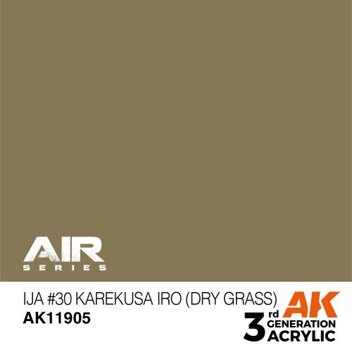 AK Interactive IJA #30 Karekusa iro (Dry Grass) Air Series 17 ml (AK11905)