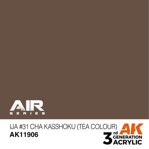 AK Interactive IJA #31 Cha Kasshoku (Tea Colour) Air Series 17 ml (AK11906)