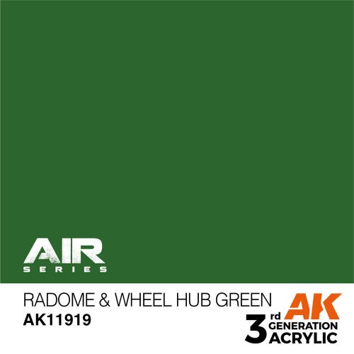 AK Interactive Radome & Wheel Hub Green Air Series 17 ml (AK11919)