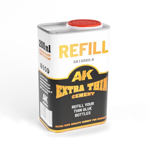 AK Interactive REFILLEXTRA THIN CEMENT (AK12002-B)