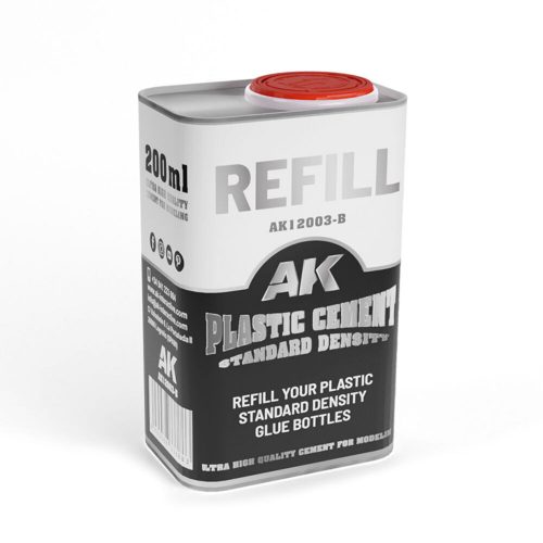 AK Interactive REFILLPLASTIC CEMENT STANDARD DENSITY (AK12003-B)