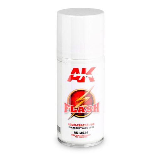 AK Interactive FLASH - ACCELERATOR FOR CYANOACRYLATE GLUE / ACTIVADOR DE PEGAMENTO DE CIANOCRILATO (AK12026)